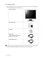 Preview for 4 page of BenQ FP75G User Manual