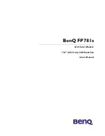 Preview for 1 page of BenQ FP781S User Manual