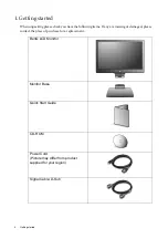 Preview for 4 page of BenQ G2110W User Manual