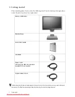 Предварительный просмотр 4 страницы BenQ G2400WAD User Manual