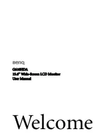 BenQ G2411HDA User Manual preview