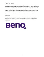 Preview for 5 page of BenQ G2450HM Service Manual