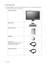 Предварительный просмотр 4 страницы BenQ G900HD User Manual