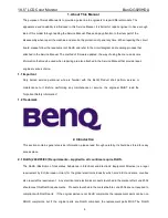 Preview for 5 page of BenQ G920HDA Service Manual