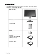 Предварительный просмотр 4 страницы BenQ G922HDAL User Manual