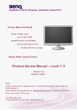 BenQ GL2040 Service Manual предпросмотр