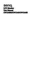 BenQ GW2240M User Manual предпросмотр