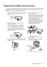 Preview for 3 page of BenQ Home Cinema Series User Manual