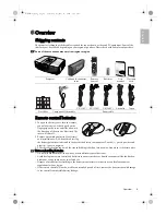 Preview for 9 page of BenQ Home Cinema W10000 User Manual