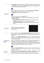 Preview for 36 page of BenQ Home Entertainment TH690SX User Manual