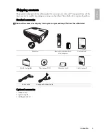 Предварительный просмотр 9 страницы BenQ Home Entertainment W500 User Manual