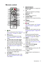 Предварительный просмотр 13 страницы BenQ HT1070A User Manual