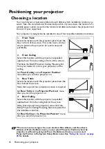 Preview for 16 page of BenQ HT1070A User Manual