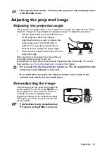 Preview for 23 page of BenQ HT1070A User Manual