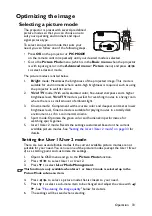 Preview for 33 page of BenQ HT1070A User Manual