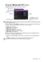 Предварительный просмотр 33 страницы BenQ HT2050 User Manual