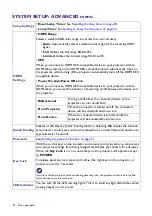 Preview for 32 page of BenQ HT2550 User Manual