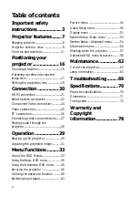 Preview for 2 page of BenQ HT4050 User Manual