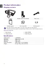 Preview for 4 page of BenQ HT5550 Manual