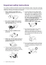 Предварительный просмотр 4 страницы BenQ HT8060 User Manual