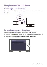 Preview for 9 page of BenQ InstaShare Button Solution User Manual