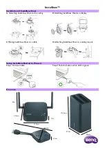 Preview for 2 page of BenQ InstaShow Quick Start Manual