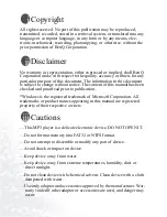 Preview for 2 page of BenQ Joybee 120 User Manual