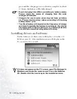 Preview for 20 page of BenQ Joybee 120 User Manual