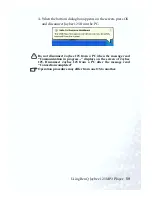 Предварительный просмотр 69 страницы BenQ Joybee 125 User Manual