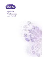 BenQ Joybee GP3 User Manual preview