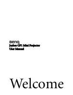 Preview for 1 page of BenQ Joybee - SVGA DLP Projector User Manual