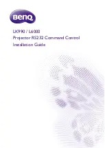 BenQ L6000 Installation Manual предпросмотр