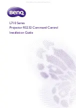 Preview for 1 page of BenQ L710 Series Installation Manual