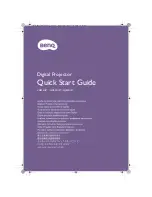 Preview for 1 page of BenQ LH890UST Quick Start Manual