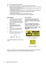 Preview for 4 page of BenQ LH890USTD User Manual