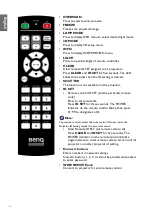 Предварительный просмотр 18 страницы BenQ LU9255 User Manual