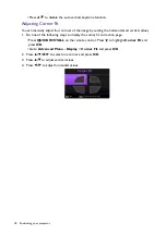 Предварительный просмотр 18 страницы BenQ LU935 User Manual