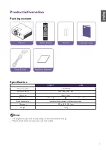 Preview for 6 page of BenQ LU960 Installation Manual