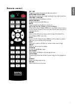 Предварительный просмотр 8 страницы BenQ LU960UST Installation Manual