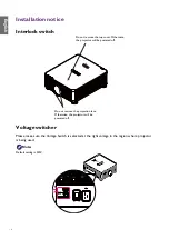 Preview for 14 page of BenQ LU9715 Installation Manual