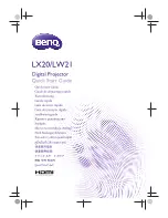 Preview for 1 page of BenQ LW21 Quick Start Manual