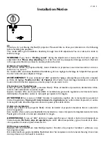 Предварительный просмотр 1 страницы BenQ LW720 Installation Notice