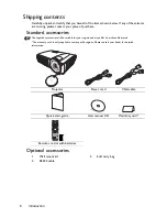 Preview for 8 page of BenQ LX60ST User Manual