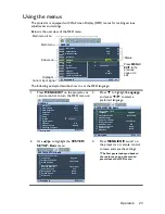 Preview for 23 page of BenQ LX60ST User Manual