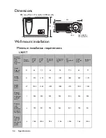 Предварительный просмотр 54 страницы BenQ LX60ST User Manual