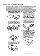 Preview for 3 page of BenQ LX810STD User Manual