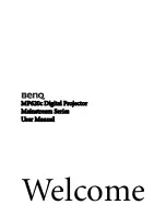 Preview for 1 page of BenQ Mainstream MP620c User Manual