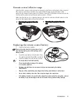 Preview for 15 page of BenQ Mainstream MP620c User Manual