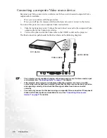 Предварительный просмотр 26 страницы BenQ Mainstream MP620p User Manual