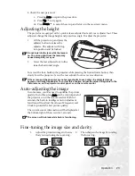 Preview for 29 page of BenQ Mainstream MP620p User Manual